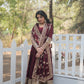 RADIANT DARK MAROON SUIT SET