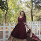 RADIANT DARK MAROON SUIT SET