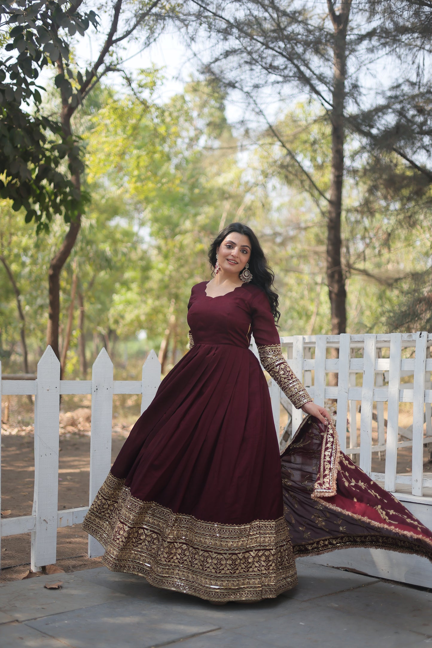RADIANT DARK MAROON SUIT SET