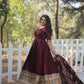 RADIANT DARK MAROON SUIT SET