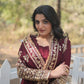 RADIANT DARK MAROON SUIT SET