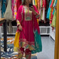 Rani Coloured Party Wear Suit Set With Embroidery and Sequnce Work TD-133