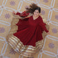DARK MAROON Blooming Gown with Dupatta With Attractive Embroidered Sequins work.