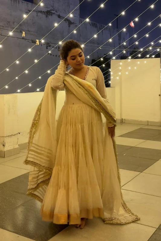 Rozi Anarkali Premium Suit Set