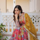 *Faux Georgette With digital print Anarkali Suit-TD-125-RED