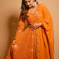 MUSTARD'S COLOUR PREMIUM ANARKALI SUT custmize anarkali