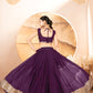 Katalina's Wine Coloured Party Wear Lehenga Choli