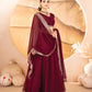 Katalina's Maroon Coloured Party Wear Lehenga Choli