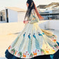 Traditional Crop Top Shrug with  Lengha Set