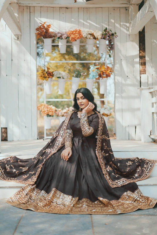 Radiant Dark Black Suit Set