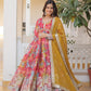 *Faux Georgette With digital print Anarkali Suit-TD-125-RED