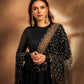 Aditi`s Rayon  Radiant Black Suit Set