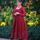 ANJALI'S MAROON EMBROIDERED GEORGETTE SUIT SET