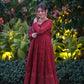ANJALI'S MAROON EMBROIDERED GEORGETTE SUIT SET