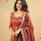 Saakshi`s   cosmo Slit Anarkali Premium  Suit Set