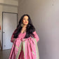 PRIYANKA'S PEACH COLOUR TRENDING ANARKALI SET