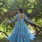 BLOOMING SKY DIGITAL PRINT SUIT SET