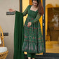 SPARKLING GREEN GEORGETTE SUIT SET