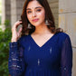 WHISPERING BREEZE GEORGETTE EMBROIDERED SUIT SET TD-107