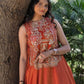 Traditional Crop Top lengha With  strug Set