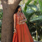 Traditional Crop Top lengha With  strug Set