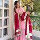 Simar pink Sharara Suit Set