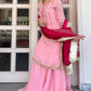 Simar pink Sharara Suit Set