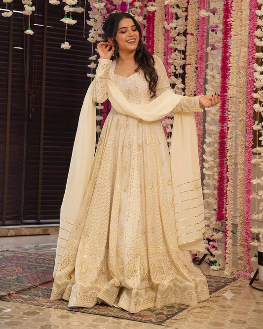 Madhvi Heavy Embroidered Anarkali Suit Set