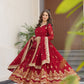 Designer Embroidered Zari Sequins Work Gown