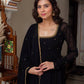 Teju Black Colour Traditional Anarkali Suit 🤍