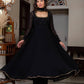 Teju Black Colour Traditional Anarkali Suit 🤍