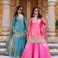 Traditional Crop Top with Lehngha Set