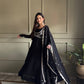 Kavya Black  Heavy Traditional Koti Anarkali Suit Set
