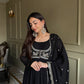 Kavya Black  Heavy Traditional Koti Anarkali Suit Set