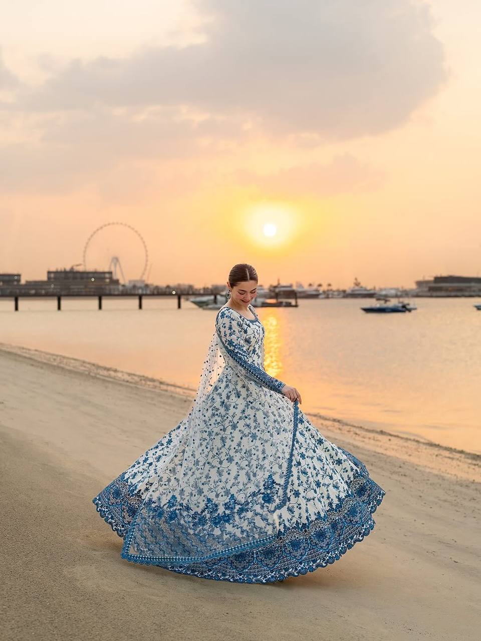 Yashvi Lucknowi Elegant Anarkali Suit Set