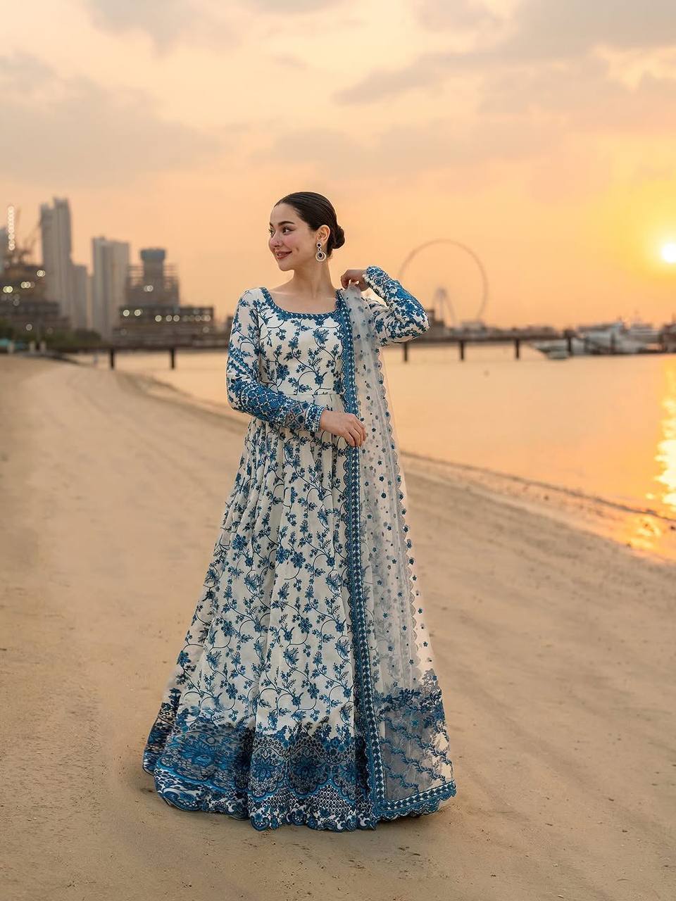 Yashvi Lucknowi Elegant Anarkali Suit Set