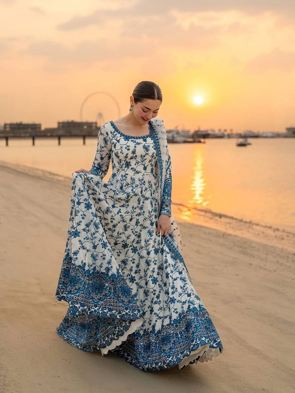 Yashvi Lucknowi Elegant Anarkali Suit Set