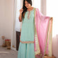 Saumya Sky Mint Sharara Suit Set