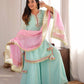 Saumya Sky Mint Sharara Suit Set