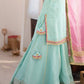 Saumya Sky Mint Sharara Suit Set