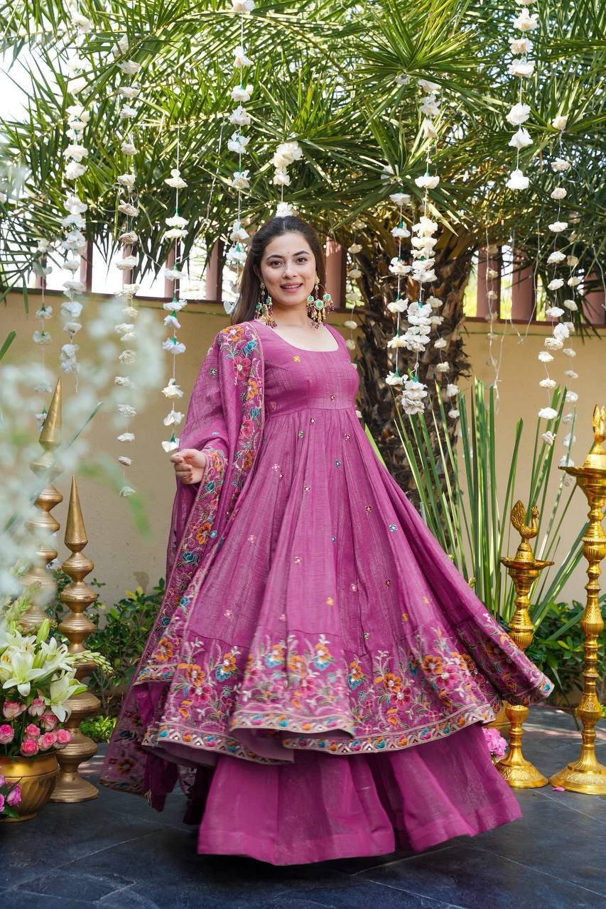 Vani Traditional Anarkali Suit Set