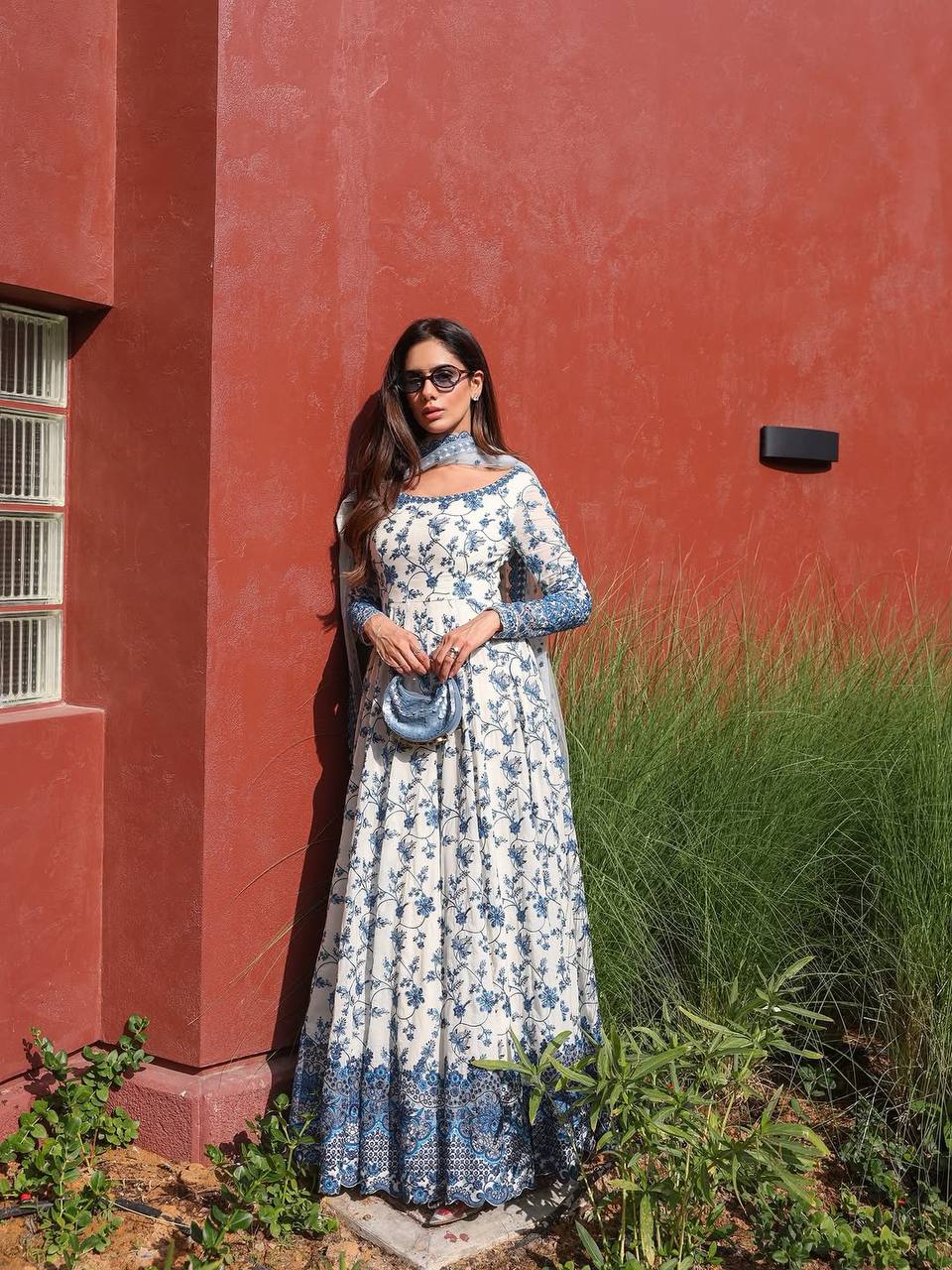 Yashu Lucknowi Elegant Anarkali Suit Set