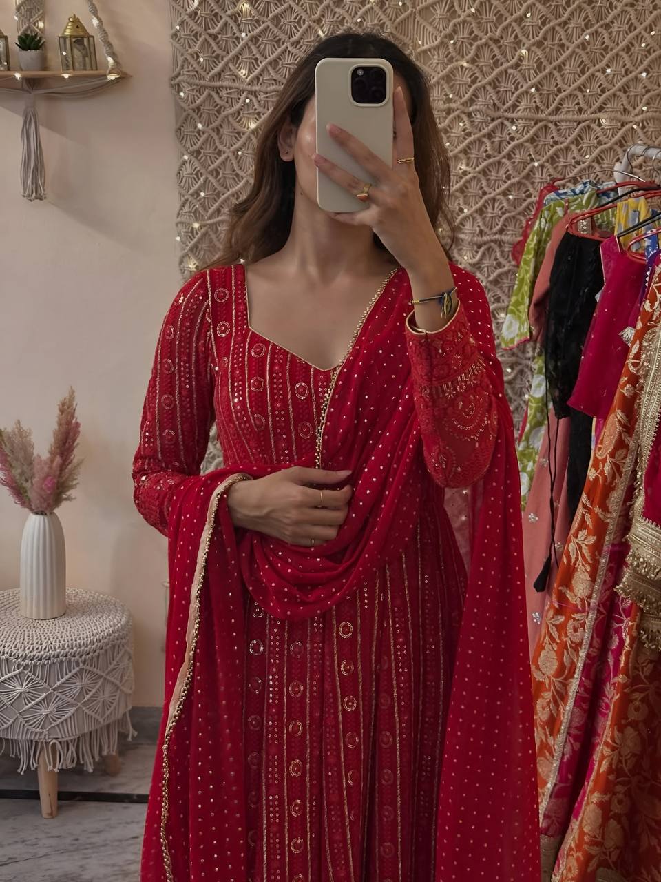 Vamika Maroon Colour Trending Suit Set