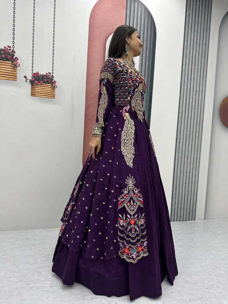 Premium Quality Heavy Traditional Crop Top with Shrug