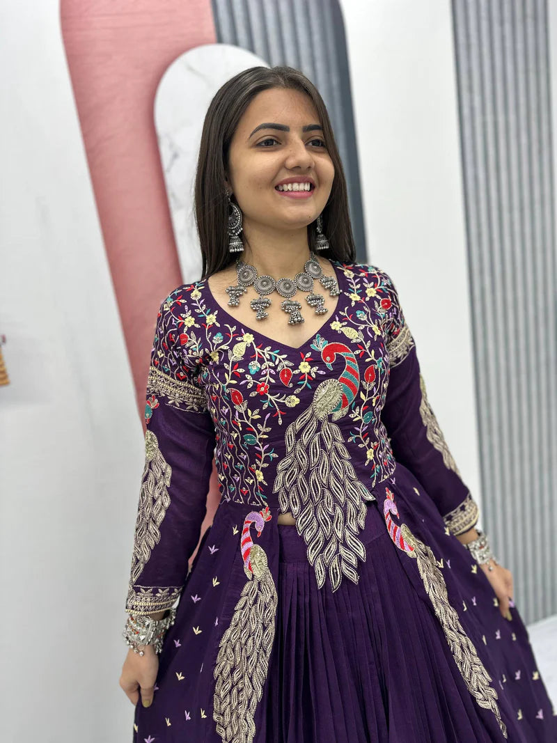 Premium Quality Heavy Traditional Crop Top with Shrug