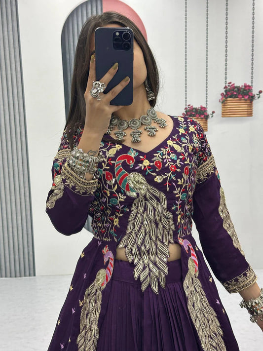 Premium Quality Heavy Traditional Crop Top with Shrug