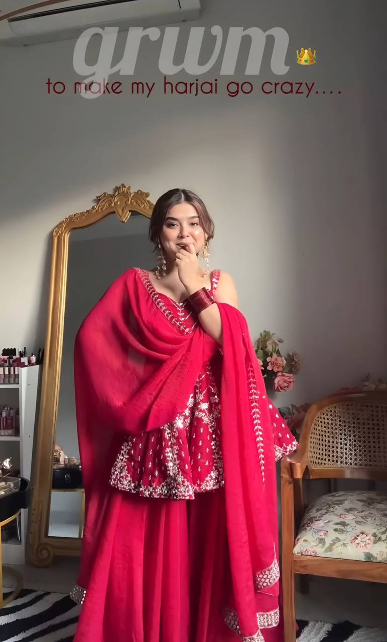 Gulabi Sarara Suit Set