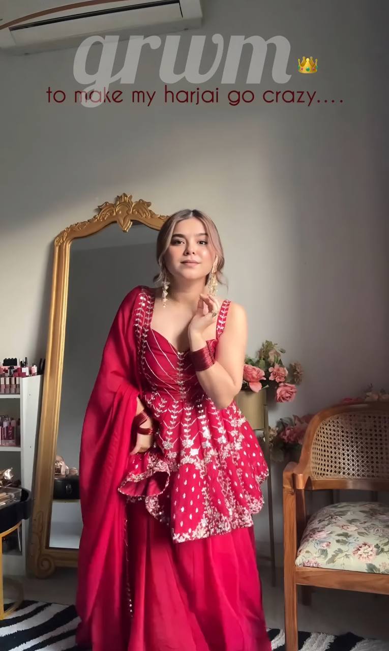 Gulabi Sarara Suit Set