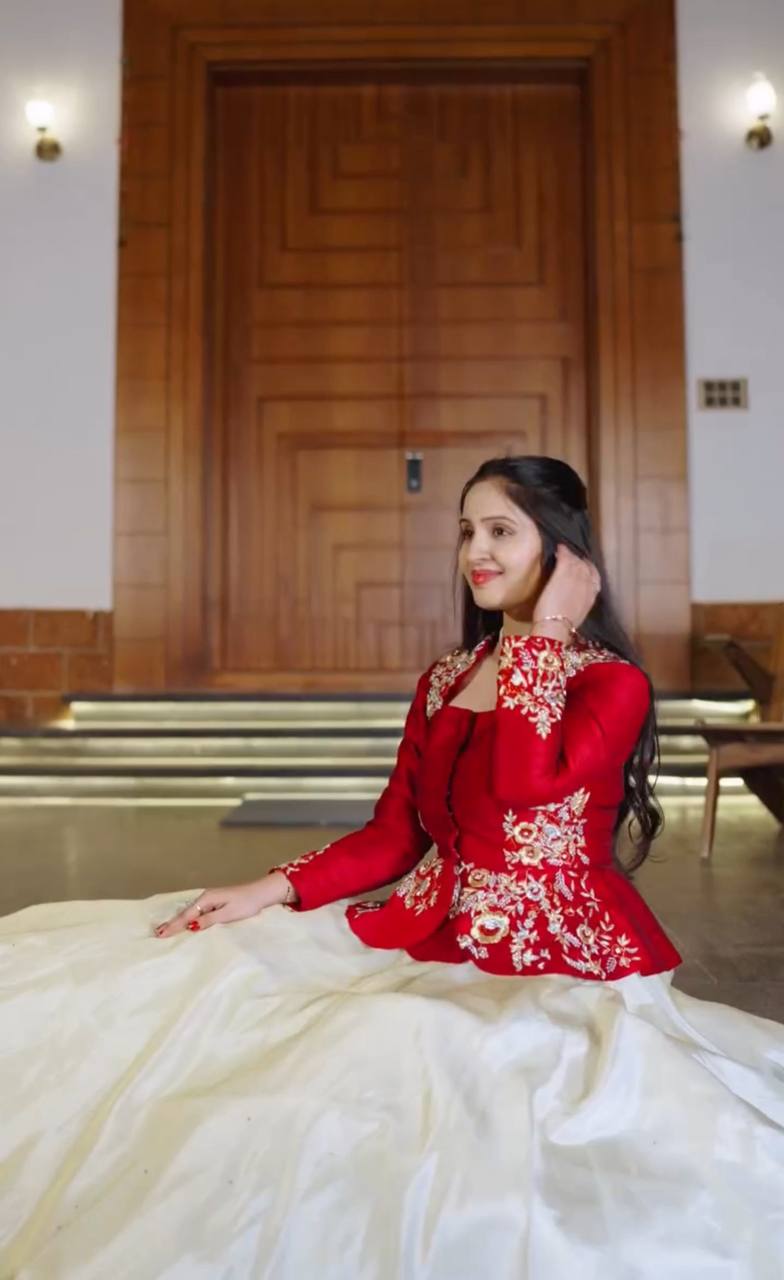 Traditional Crop Top Lehenga Set