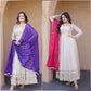 Cosmos with Real Mirror Traditional Anarkali Suit
